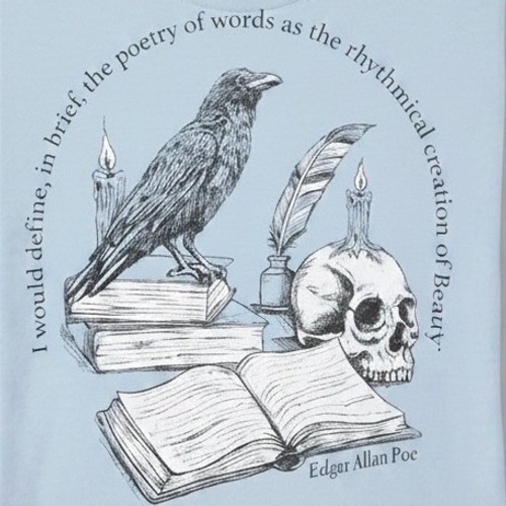 TORRID "Edgar Allen Poe" Classic Heritage Jersey Crew Tee NWT Size 3X - Picture 2 of 10